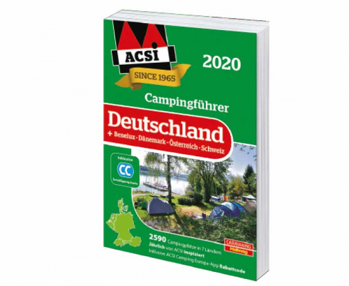 Купить онлайн ACSI Camping Guide Германия 2020